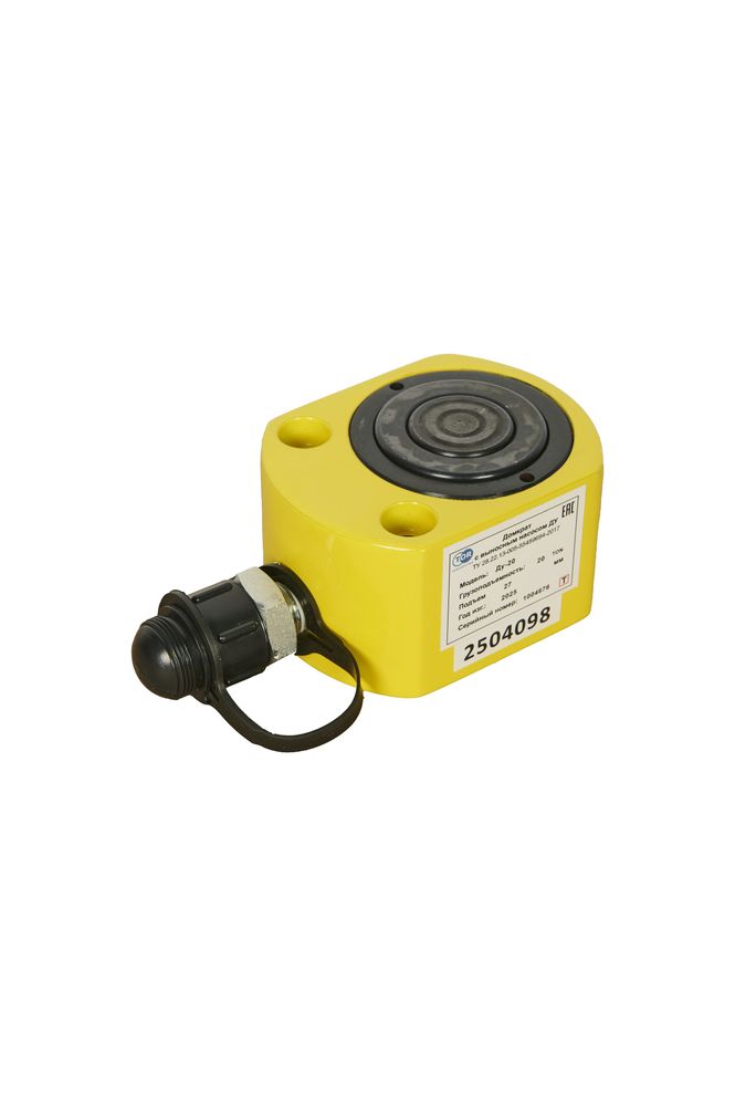 Домкрат гидравлический телескопический низкий TOR ДТ20Г27 20 т (2 уровня)