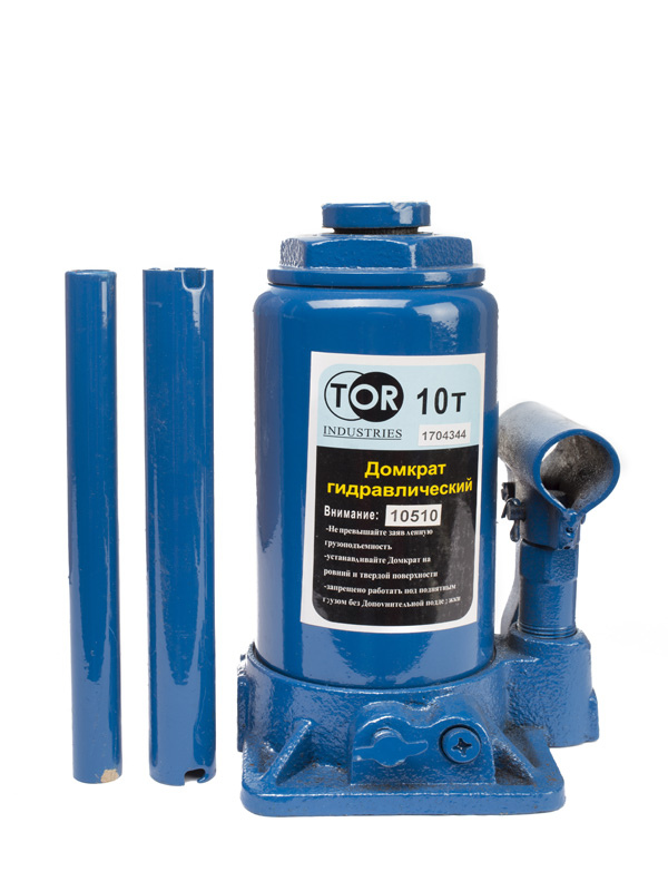 Домкрат гидравлический TOR ДГ-10 г/п 10,0 т 