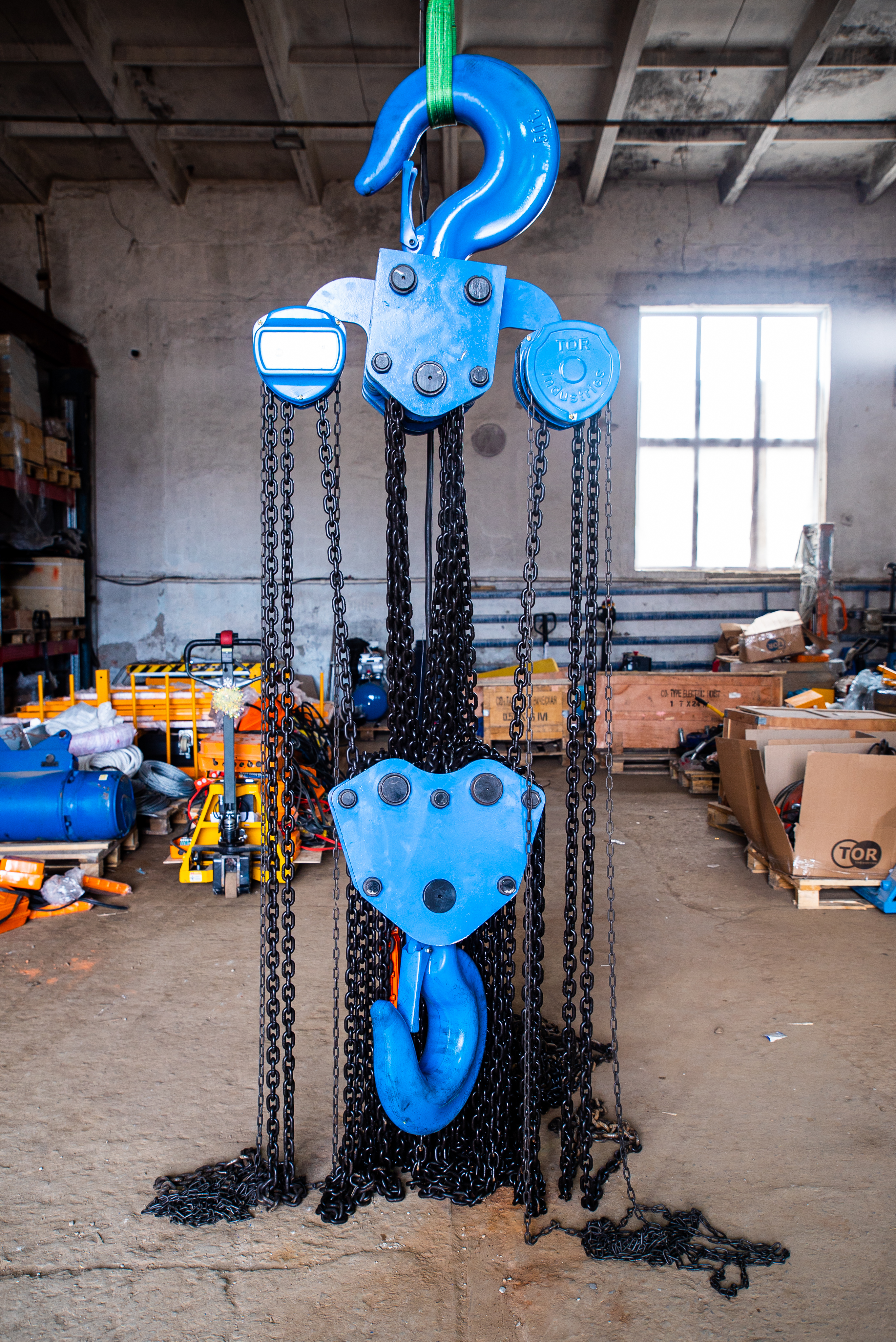 Таль ручная шестеренная TOR ТРШ C 50ТХ6М PRO (для тяжелых работ) 