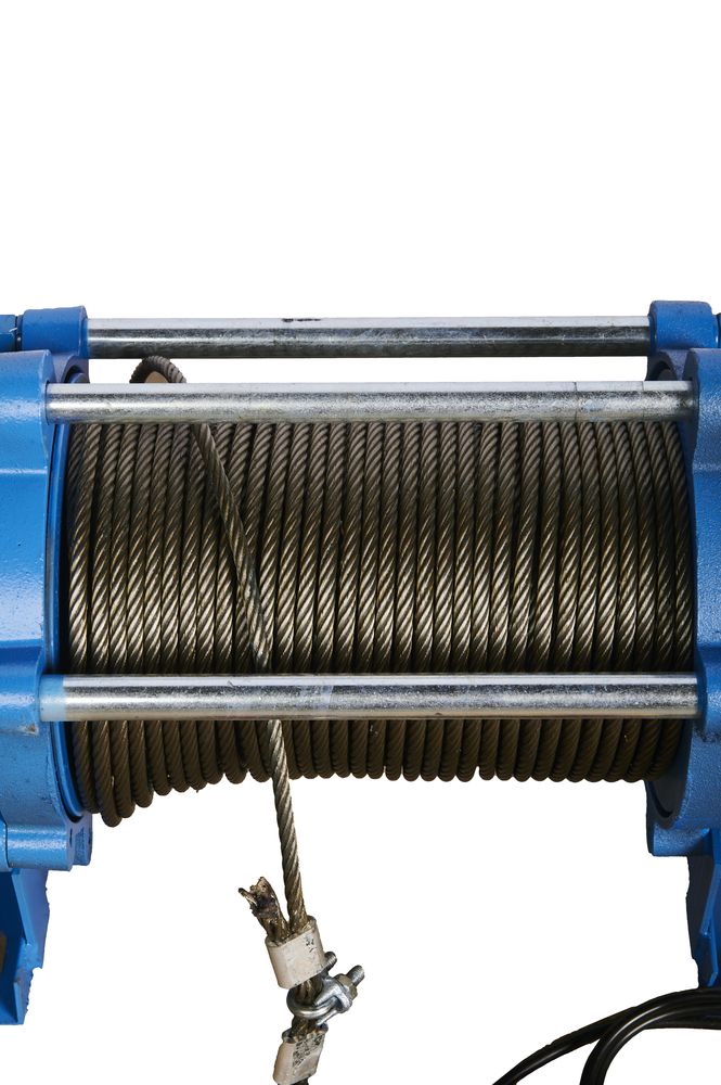 Лебедка TOR ЛЭК-750 E21 (KCD) 750 кг 380 В с канатом 70 м*