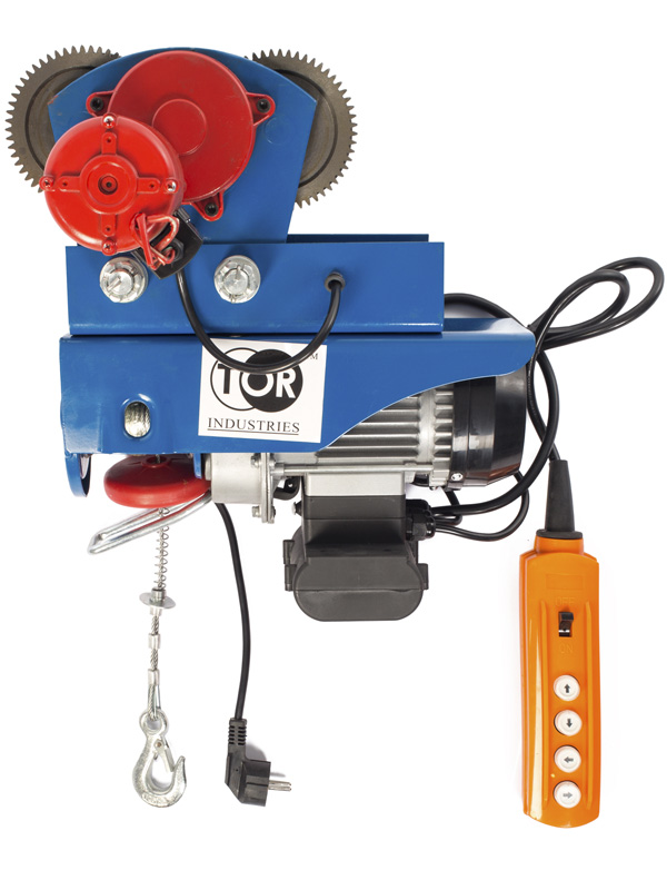 С ТЕЛЕЖКОЙ таль электрическая TOR PA 600/1200 кг 12/6 м (серия N)*