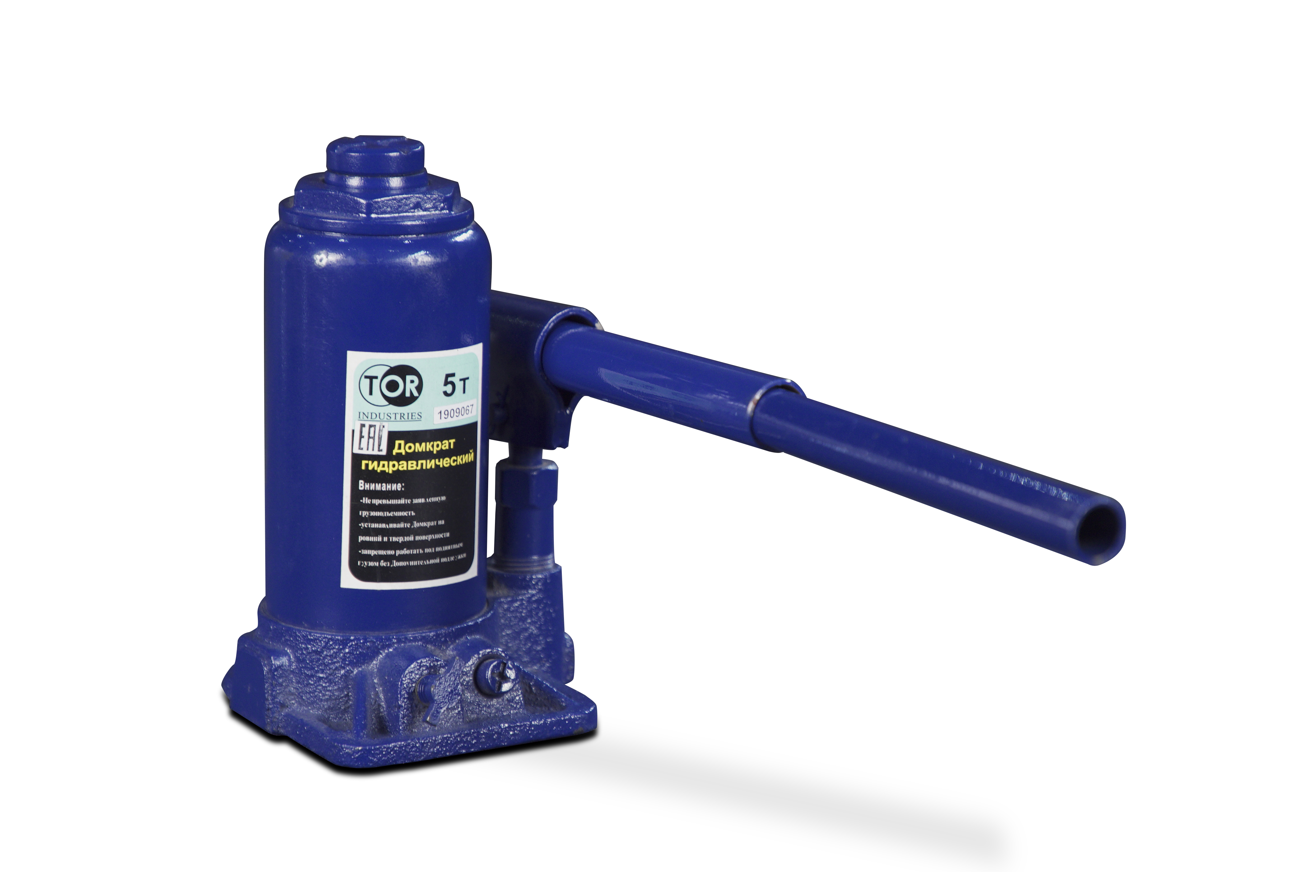 Домкрат гидравлический TOR ДГ-5 г/п 5,0 т (в пластиковом кейсе) 