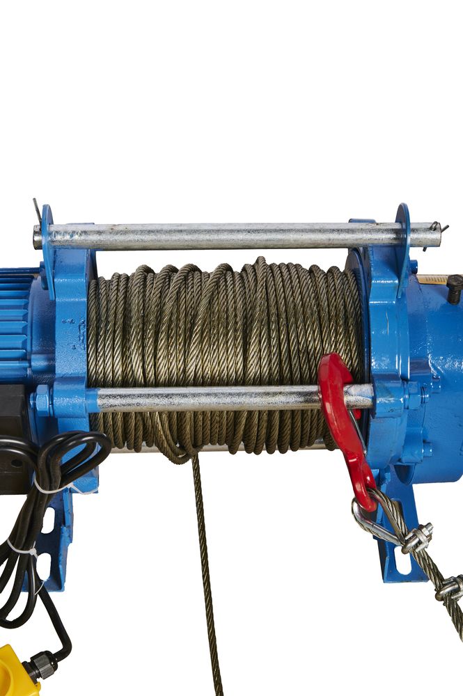 Лебедка TOR ЛЭК-500 E21 (KCD) 500/1000 кг 380 В с канатом 70/35 м 